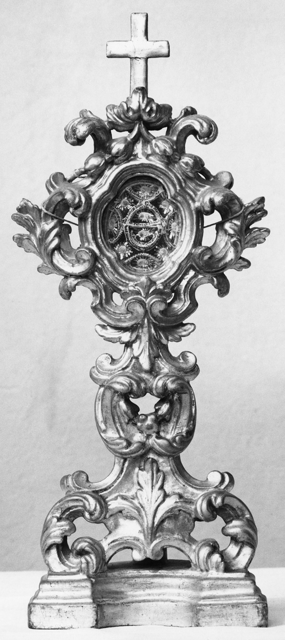 reliquiario - a ostensorio - produzione toscana (prima metà sec. XVIII)