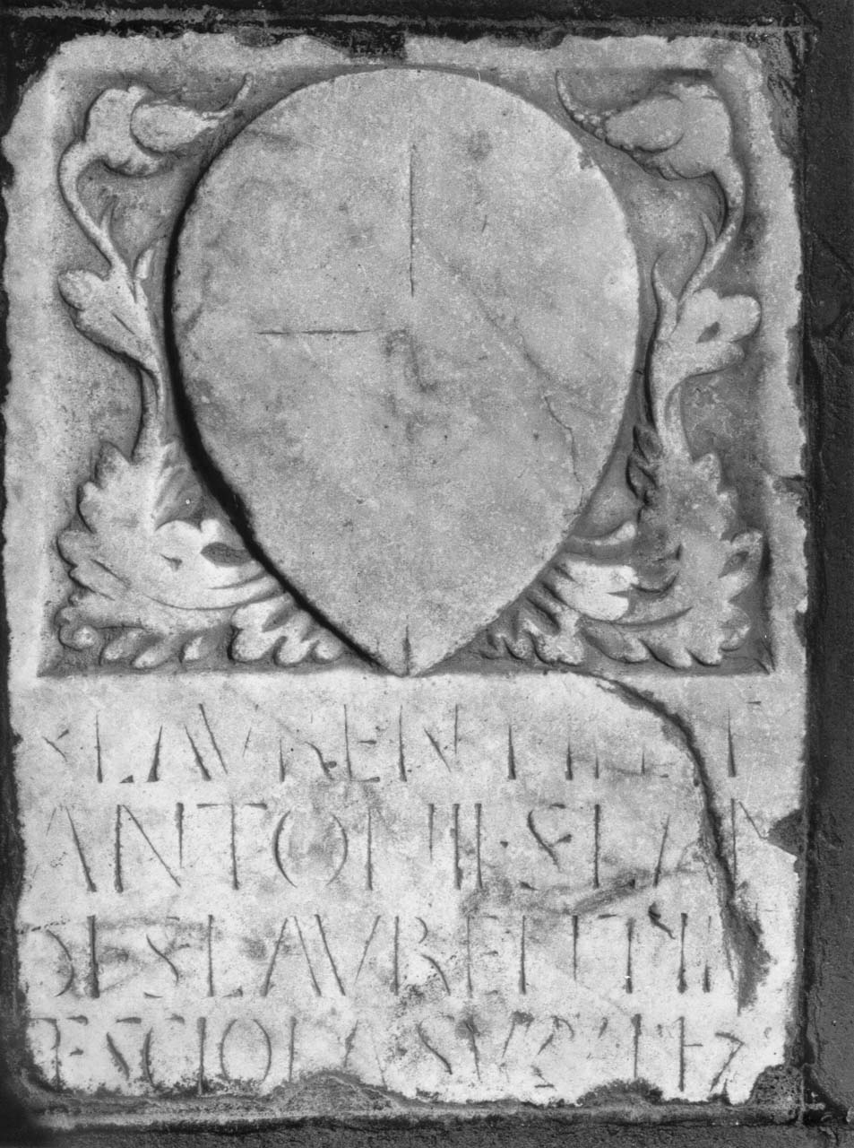 lapide - manifattura toscana (sec. XV)