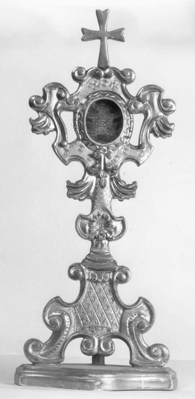 reliquiario - a ostensorio - produzione toscana (sec. XVIII)