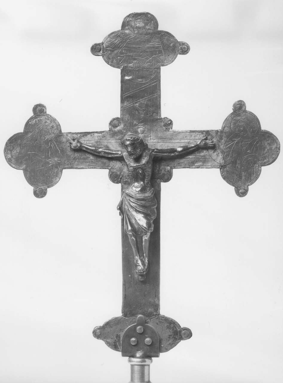 croce processionale - manifattura toscana (sec. XIV)