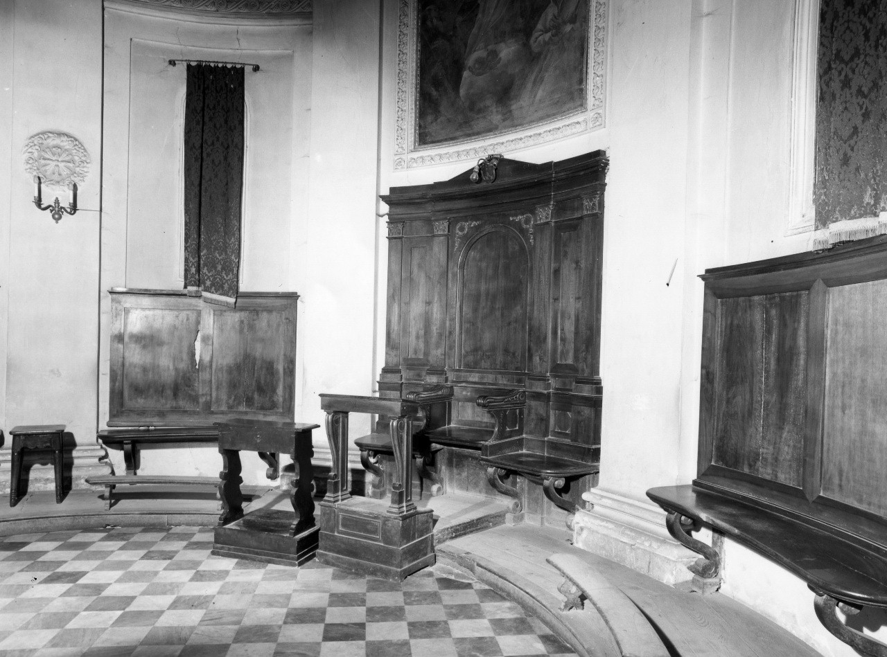 banco del coro - bottega pistoiese (sec. XIX)