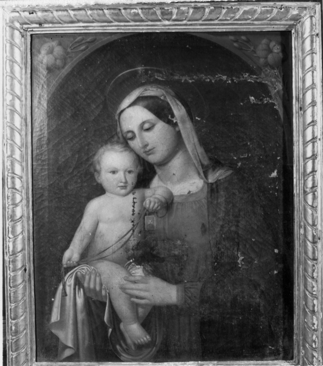 Madonna del Carmelo (dipinto) di Fondi Vincenzo (metà sec. XIX)