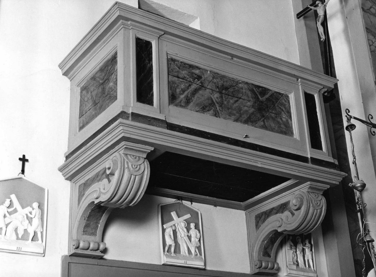 pulpito - bottega toscana (fine sec. XVIII)