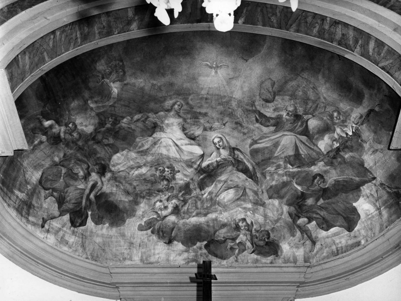 incoronazione di Maria Vergine (dipinto) - ambito toscano (prima metà sec. XVIII)