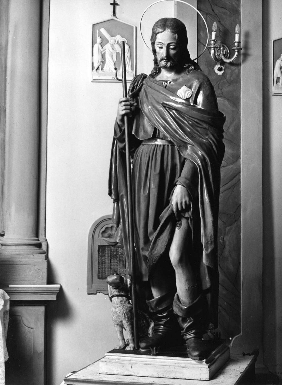 San Rocco (statua) - produzione toscana (fine sec. XIX)
