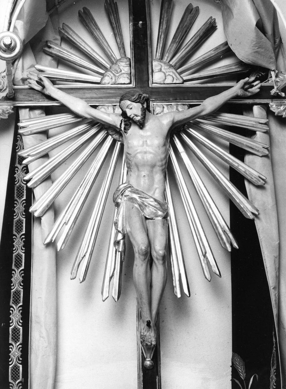 Cristo crocifisso (croce processionale) - ambito toscano (inizio sec. XIX)