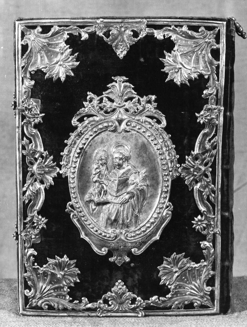 coperta di libro liturgico - bottega toscana (sec. XIX)