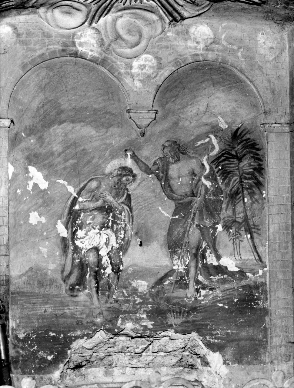 battesimo di Cristo (dipinto) - ambito toscano (fine/inizio secc. XVII/ XVIII)