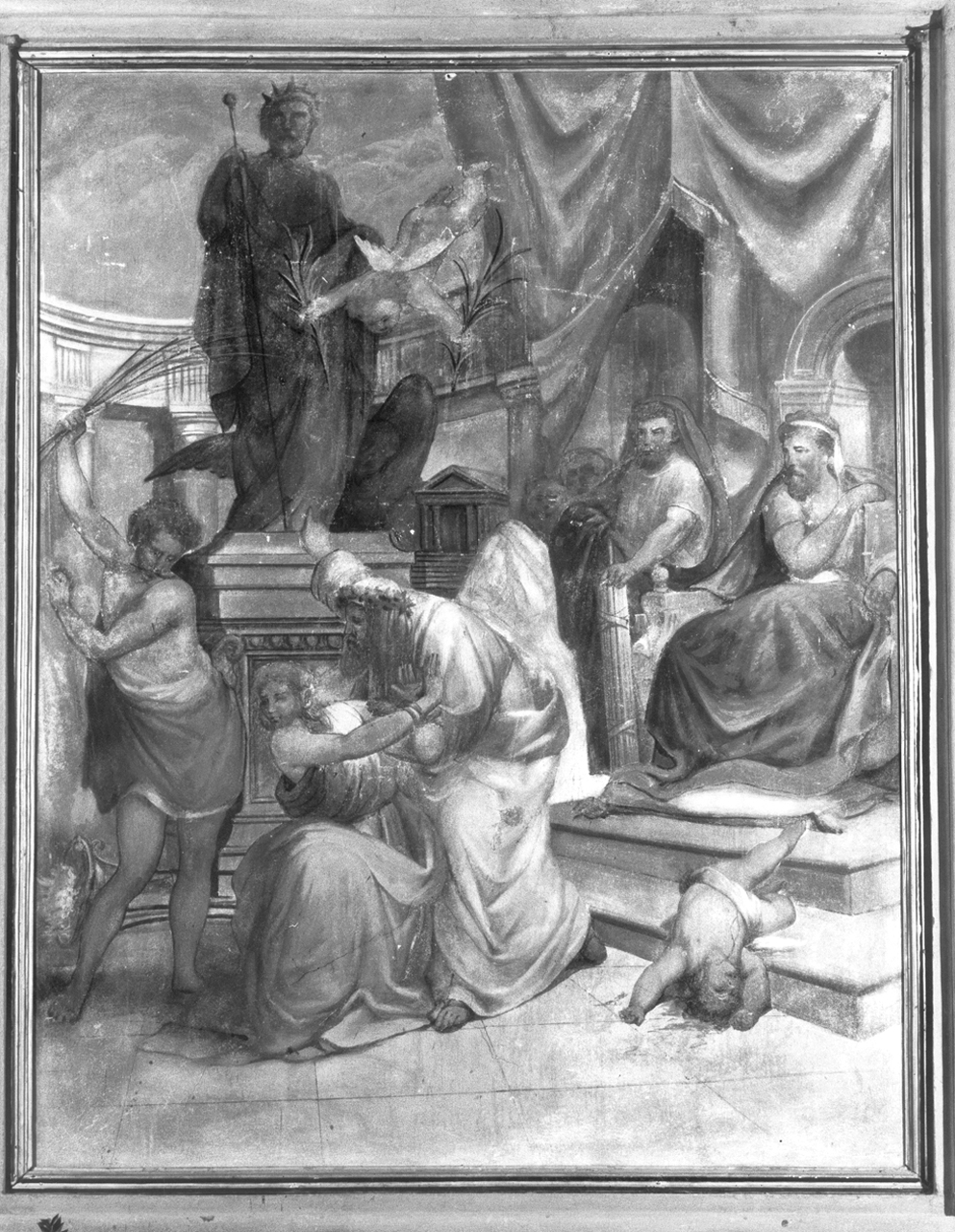 martirio di San Quirico (dipinto) di Folchi Ferdinando (sec. XIX)