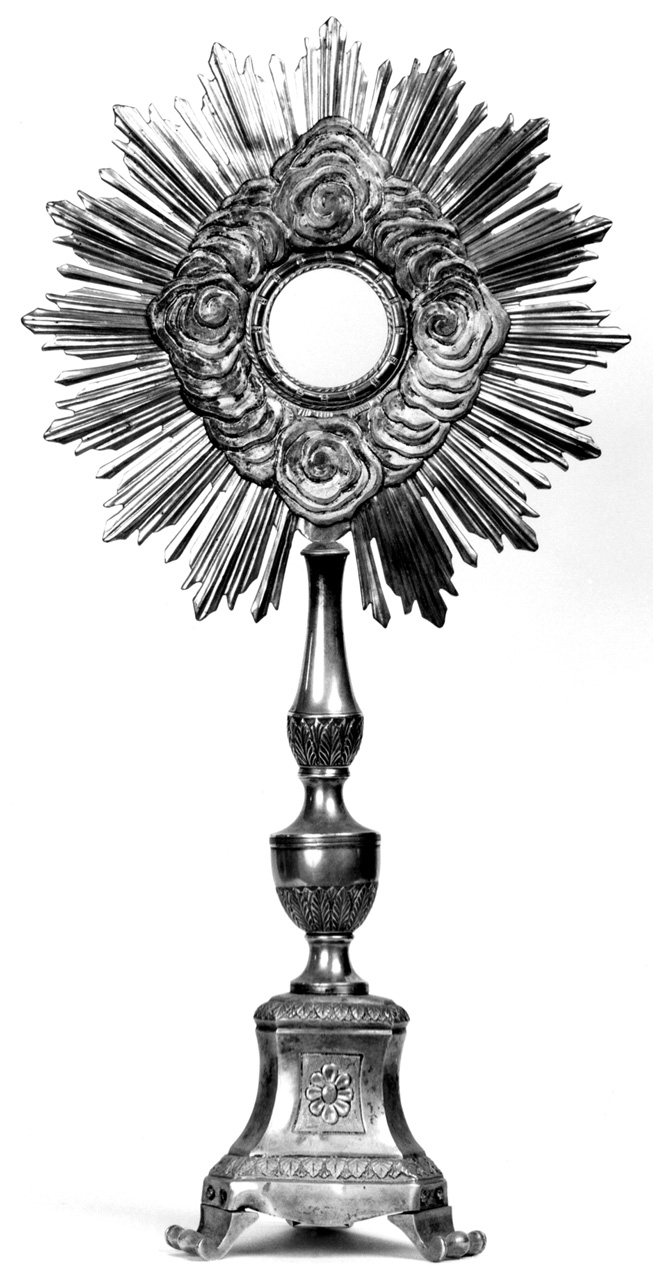 ostensorio - produzione toscana (fine sec. XVIII)