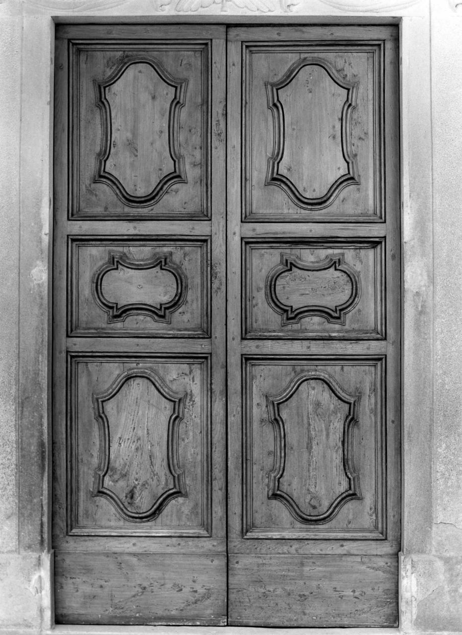 porta - a due battenti - bottega toscana (fine/inizio secc. XVII/ XVIII)