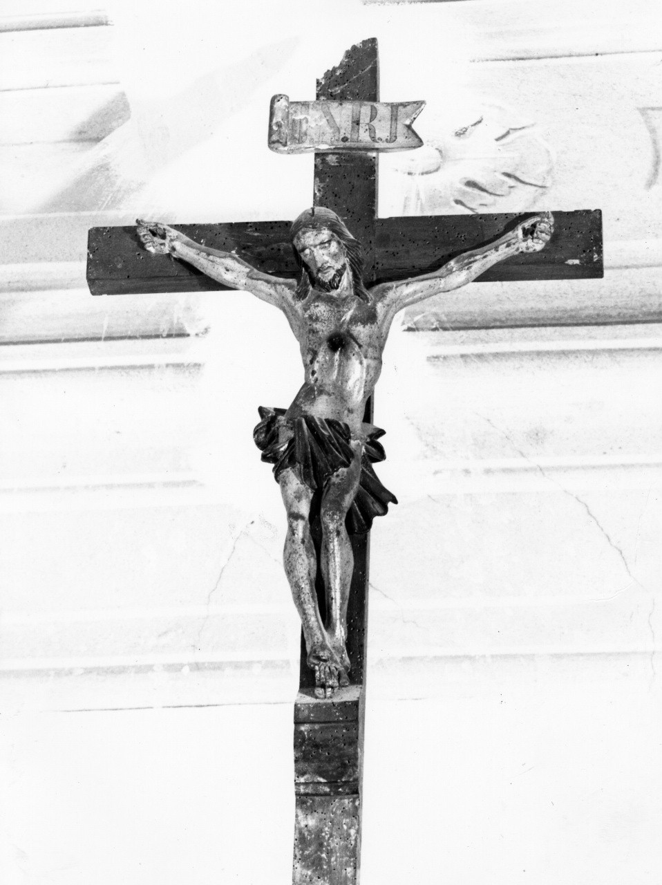 Cristo crocifisso (croce di sacrestia) - bottega toscana (sec. XVII)