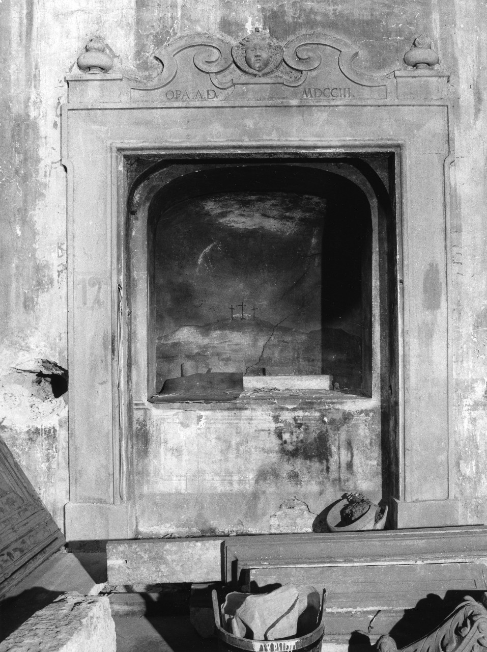 mostra di nicchia, serie - bottega toscana (sec. XVIII)