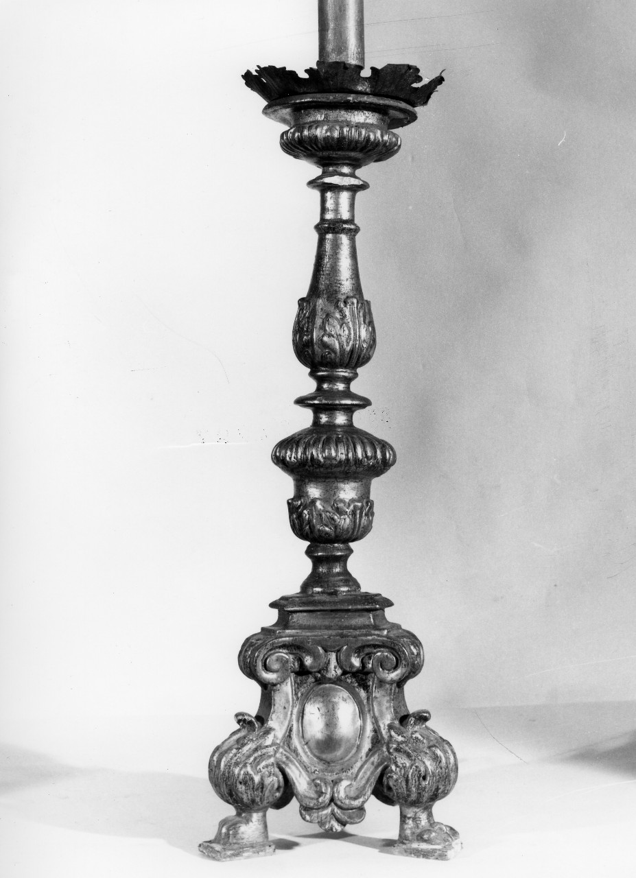 candeliere, serie - bottega toscana (inizio sec. XVIII)