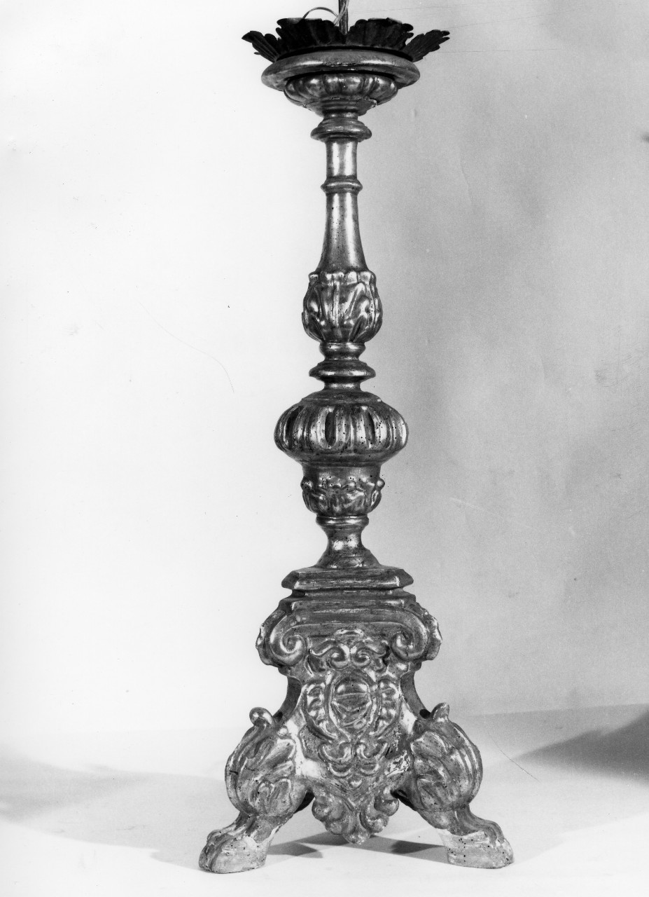 candeliere, serie - bottega toscana (sec. XVIII)