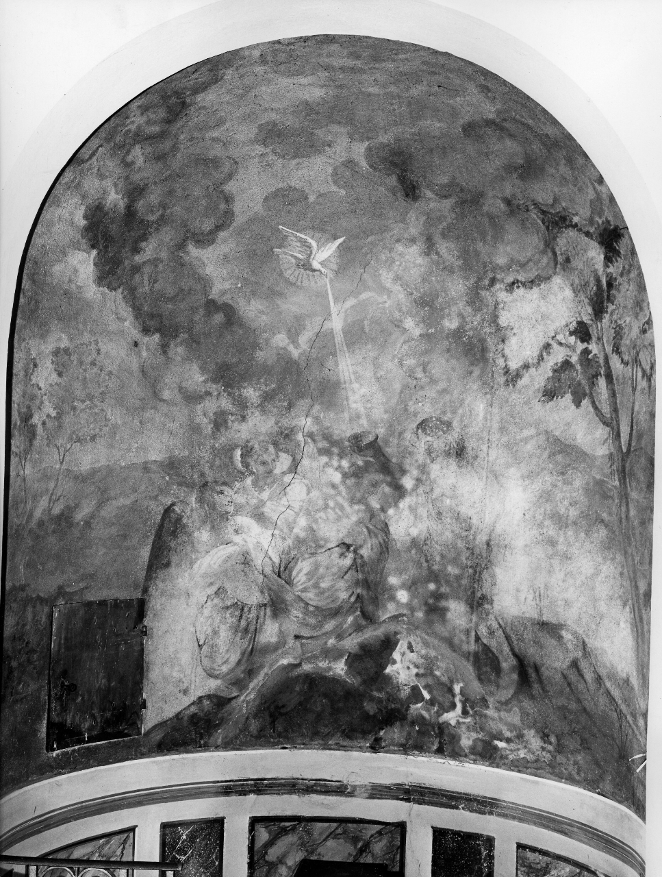 battesimo di Cristo (dipinto) - ambito toscano (fine/inizio secc. XVIII/ XIX)