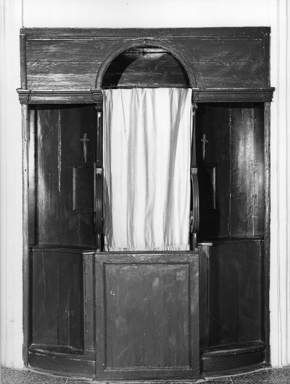 confessionale, serie - bottega toscana (sec. XIX)