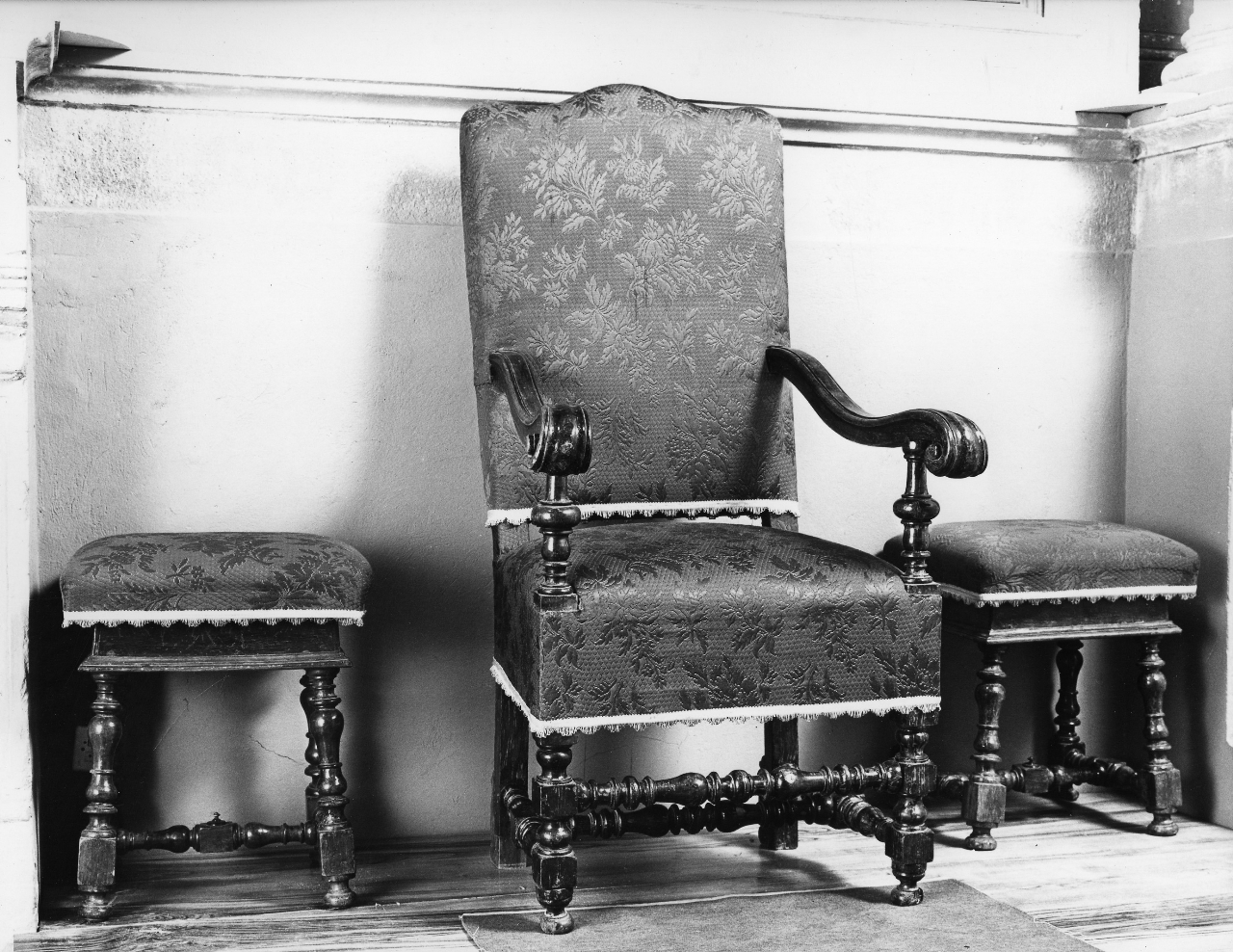 poltrona - bottega toscana (inizio sec. XVIII)