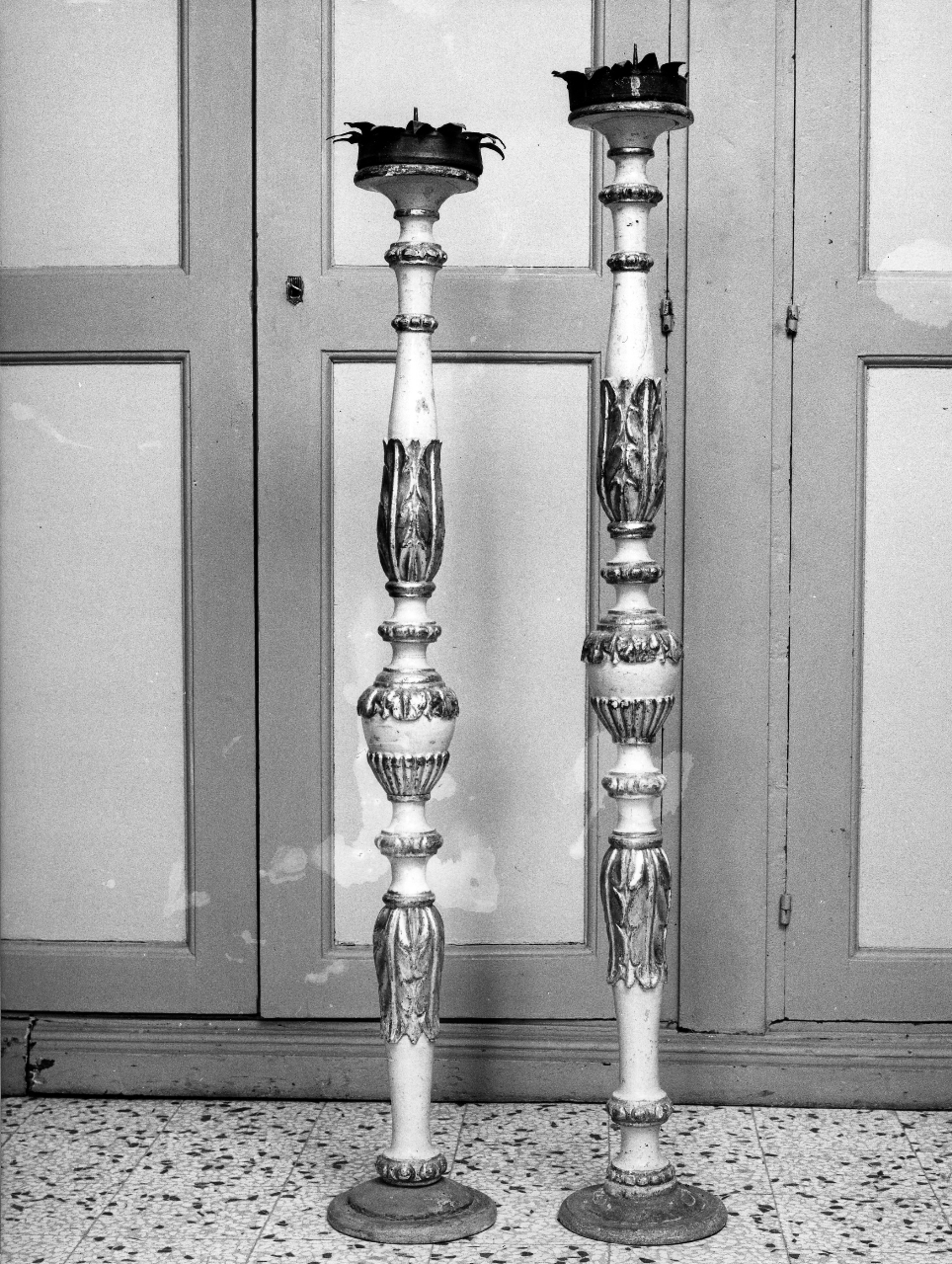 candeliere, serie - bottega toscana (sec. XIX)