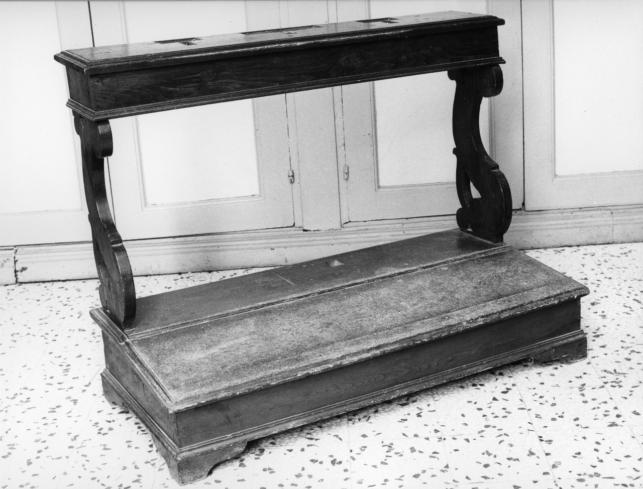 banco da chiesa - bottega toscana (sec. XIX)