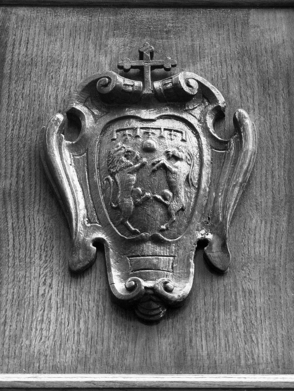 stemma gentilizio dell'arcivescovo Alessandro Marzi Medici, stemma gentilizio (rilievo, serie) - produzione fiorentina (sec. XVII)