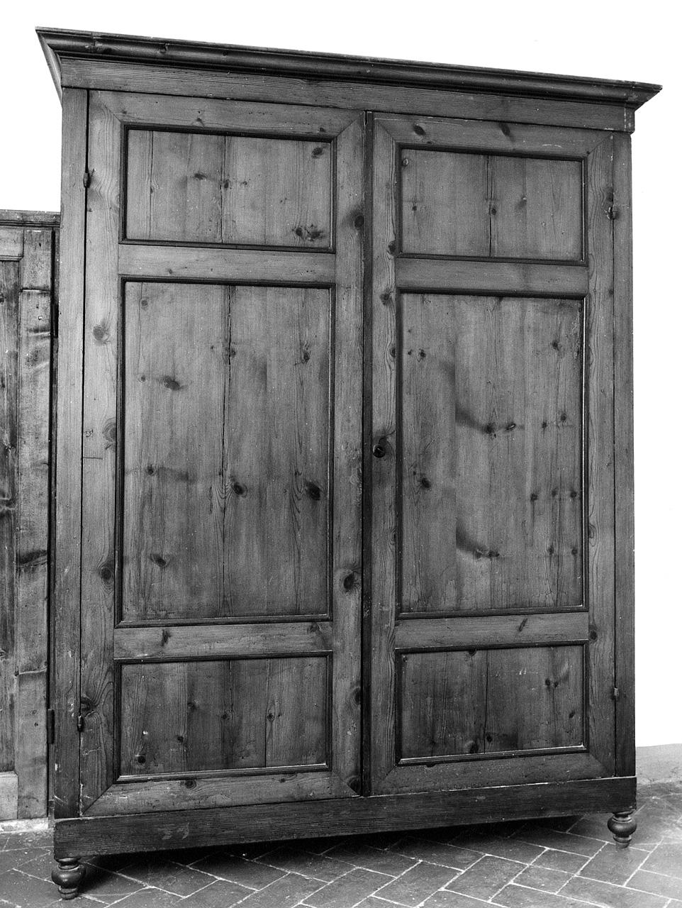 armadio - produzione toscana (fine/inizio secc. XIX/ XX)