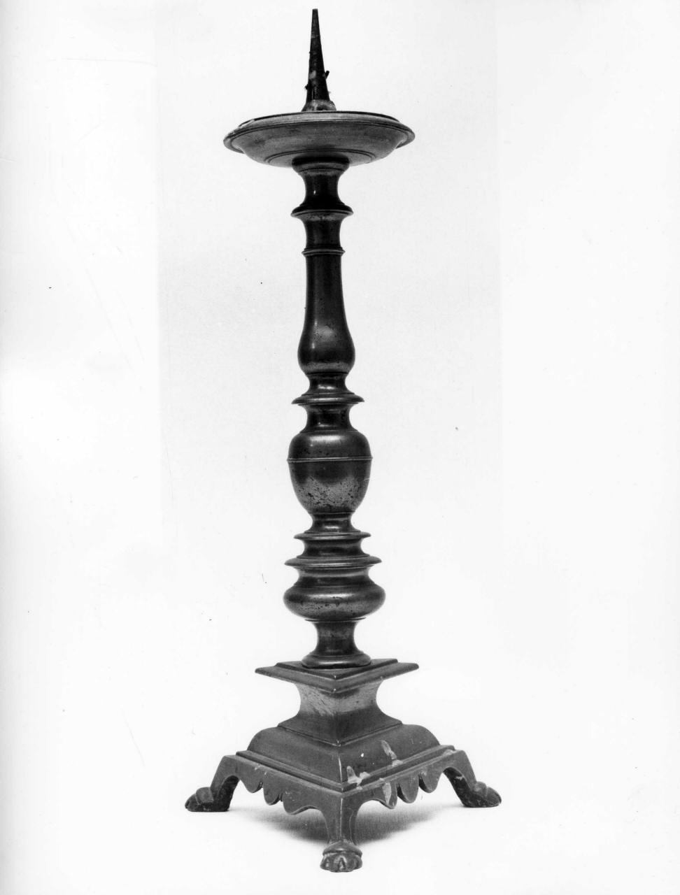 candeliere, serie - bottega toscana (inizio sec. XVIII)