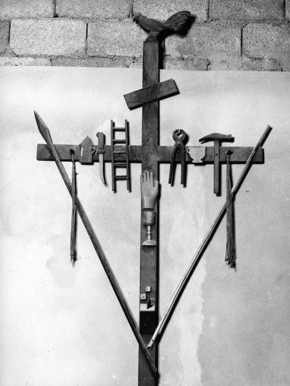 croce penitenziale - bottega toscana (sec. XIX)