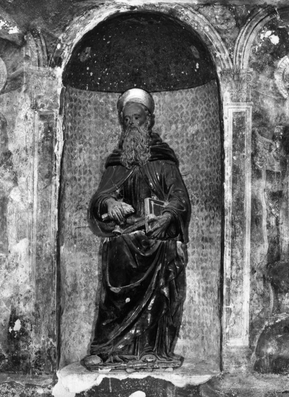 Sant'Antonio Abate (scultura) di Della Robbia Giovanni (scuola) (inizio sec. XVI)