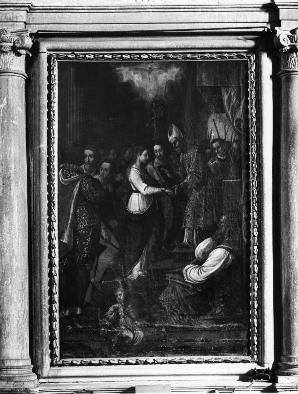 Sposalizio di Maria Vergine (dipinto) di Gimignani Alessio (prima metà sec. XVII)