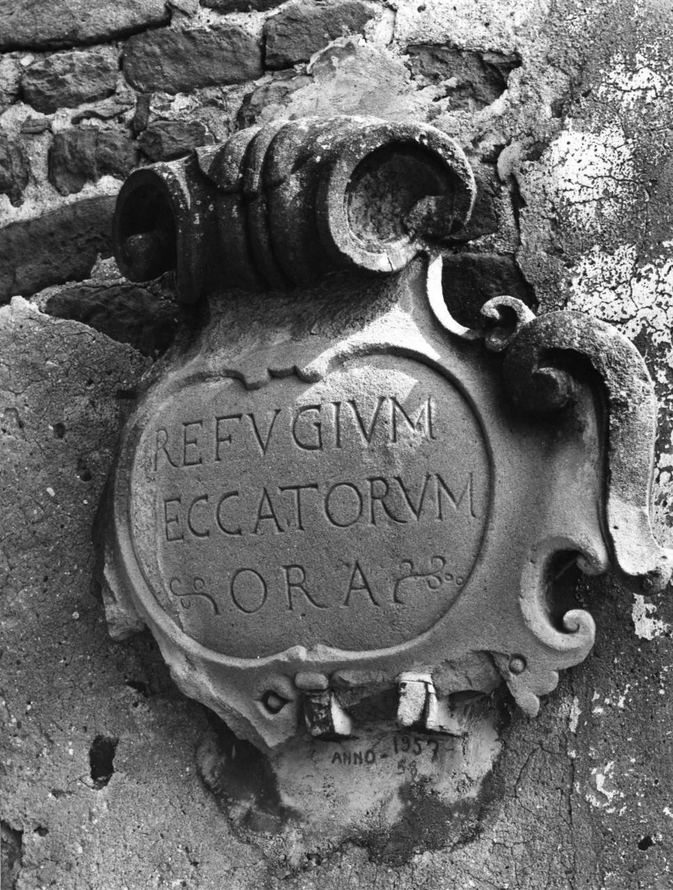 cartiglio (rilievo) - bottega toscana (sec. XVII)