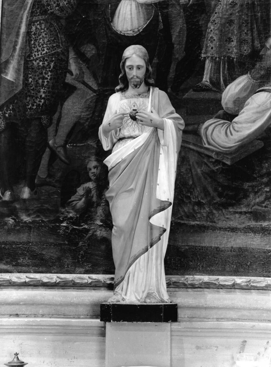 Sacro Cuore di Gesù (statua) - produzione toscana (fine/inizio secc. XIX/ XX)