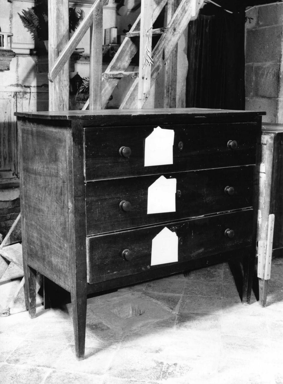 cassettone - bottega toscana (fine sec. XVIII)