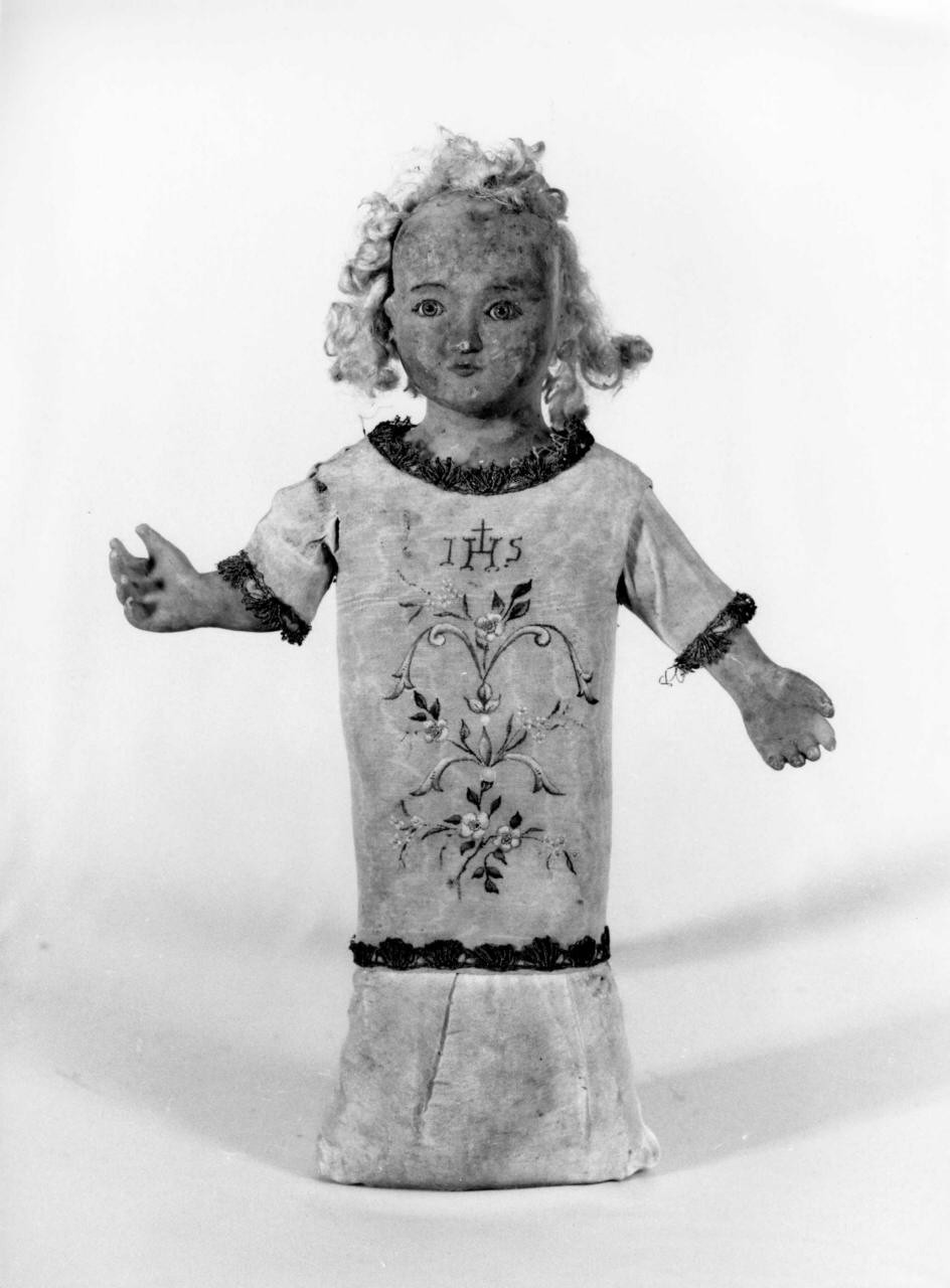 Gesù Bambino (statuetta devozionale) - produzione toscana (seconda metà sec. XIX)