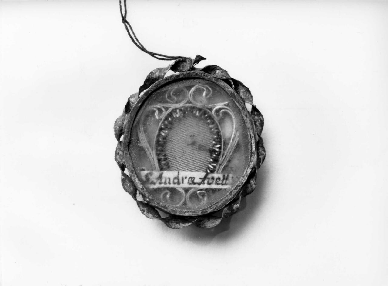 reliquiario a capsula - a medaglione - produzione toscana (ultimo quarto sec. XVIII)