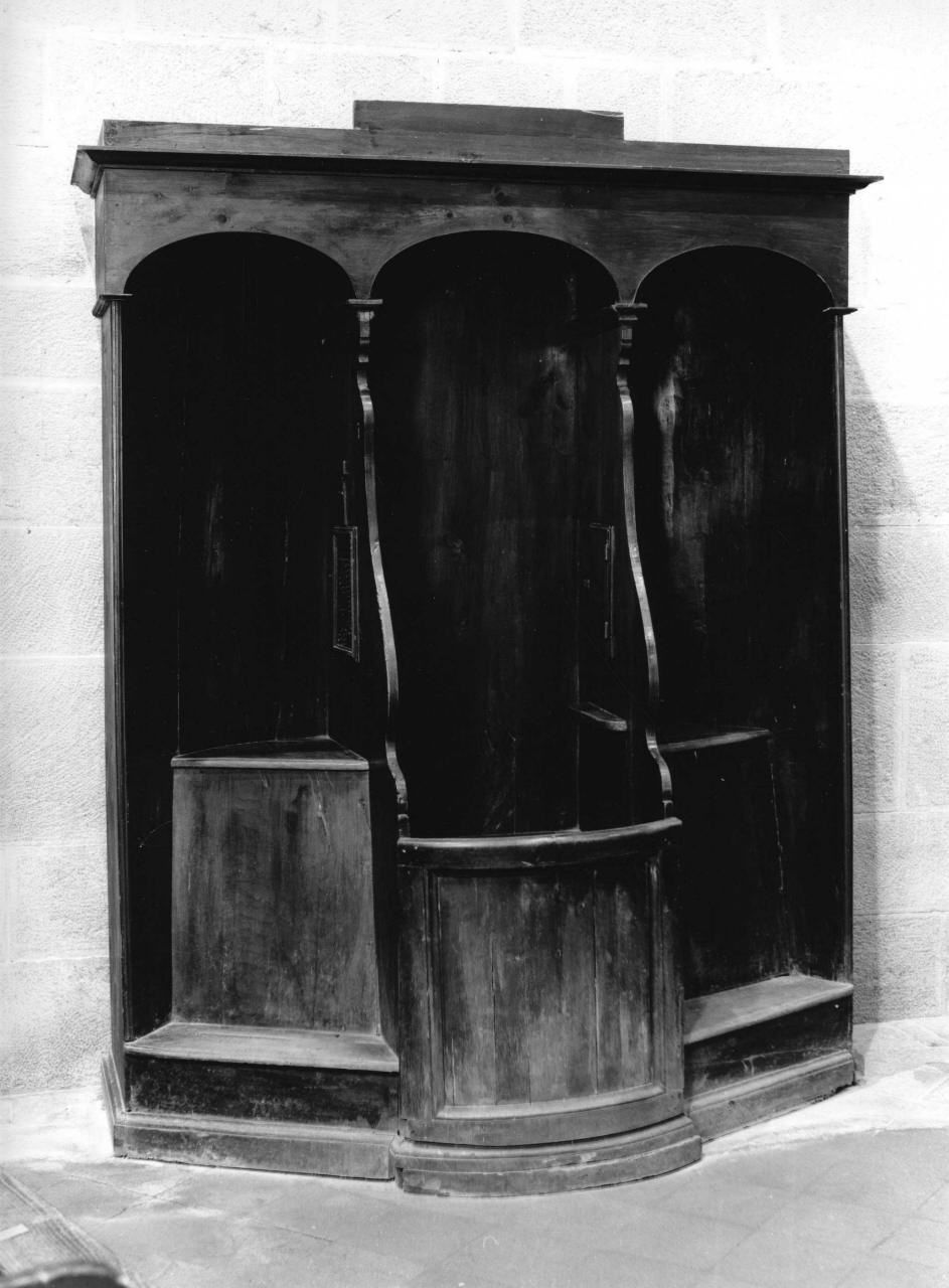 confessionale, serie - bottega toscana (metà sec. XVIII)