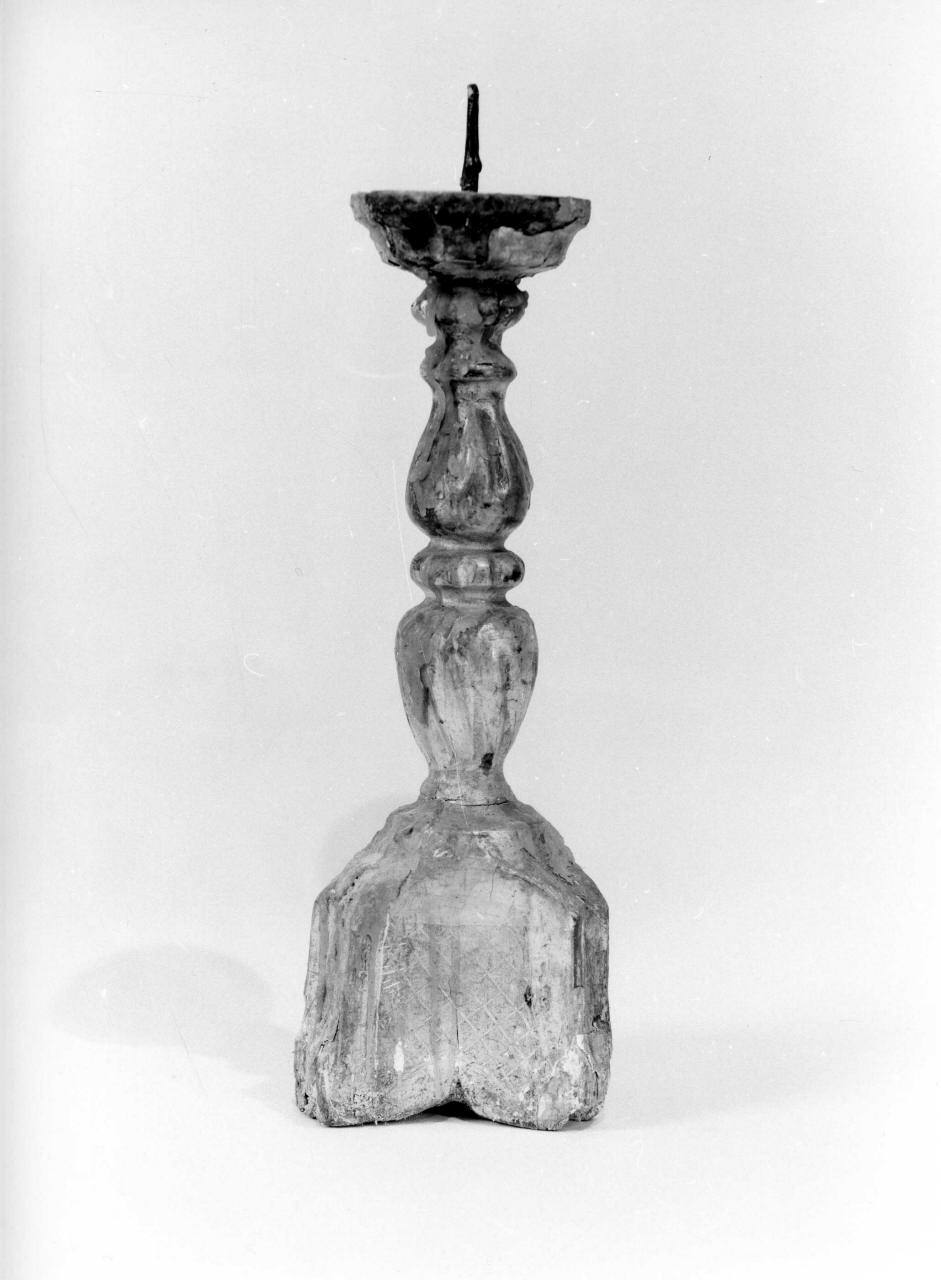 candeliere, serie - bottega toscana (seconda metà sec. XVIII)