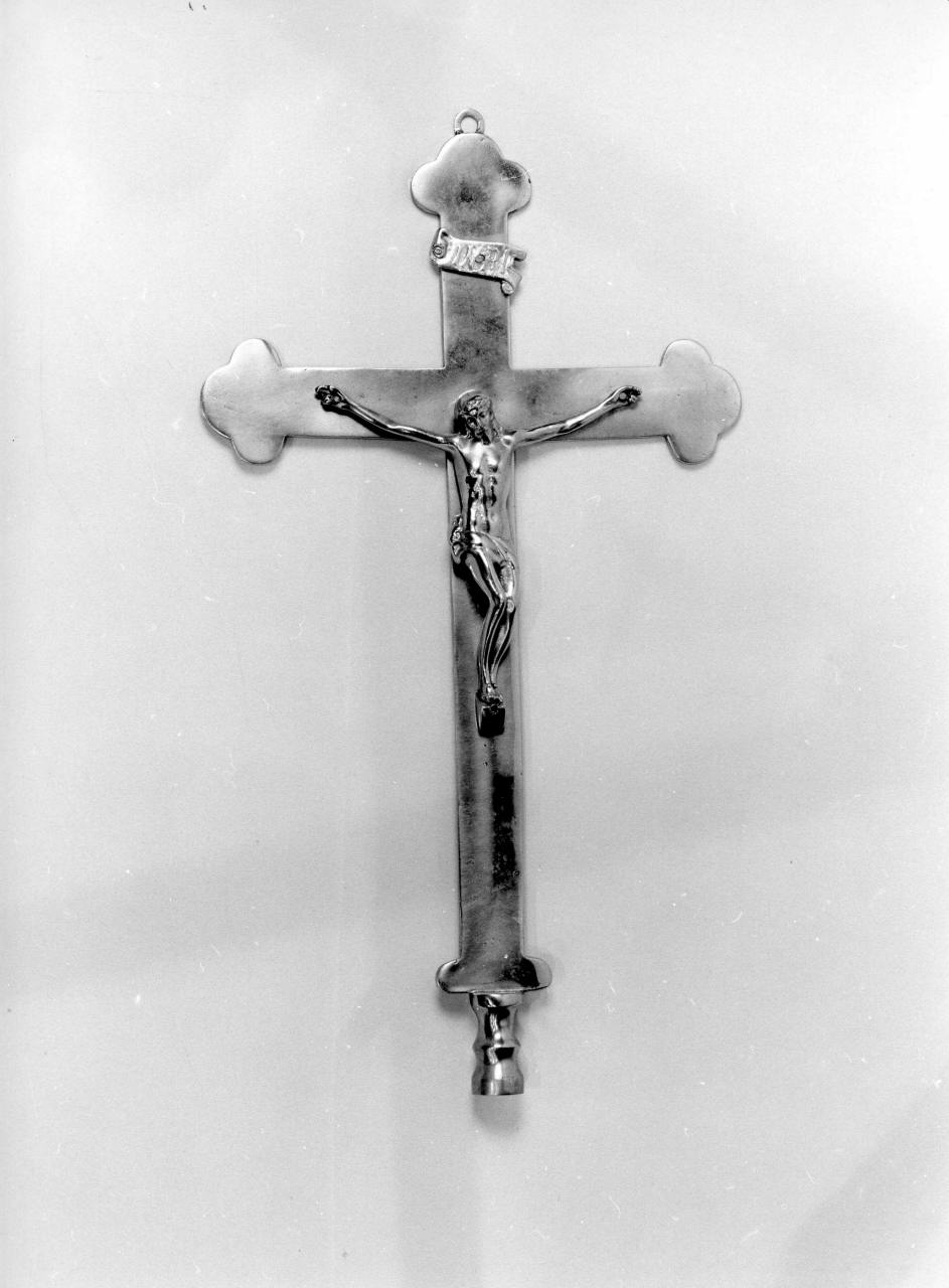 croce processionale, elemento d'insieme - produzione toscana (sec. XVII)