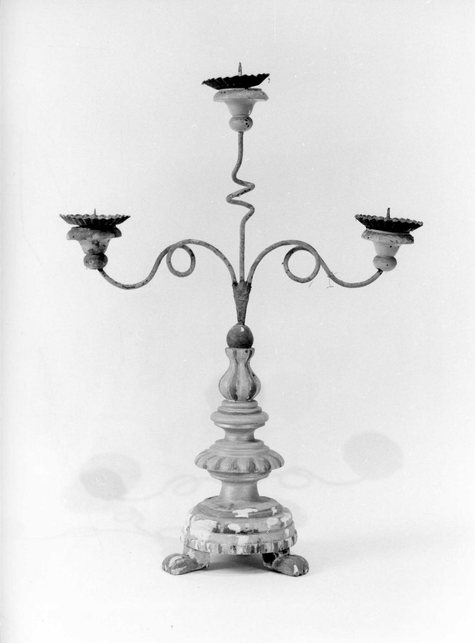 candeliere - bottega toscana (metà sec. XIX)