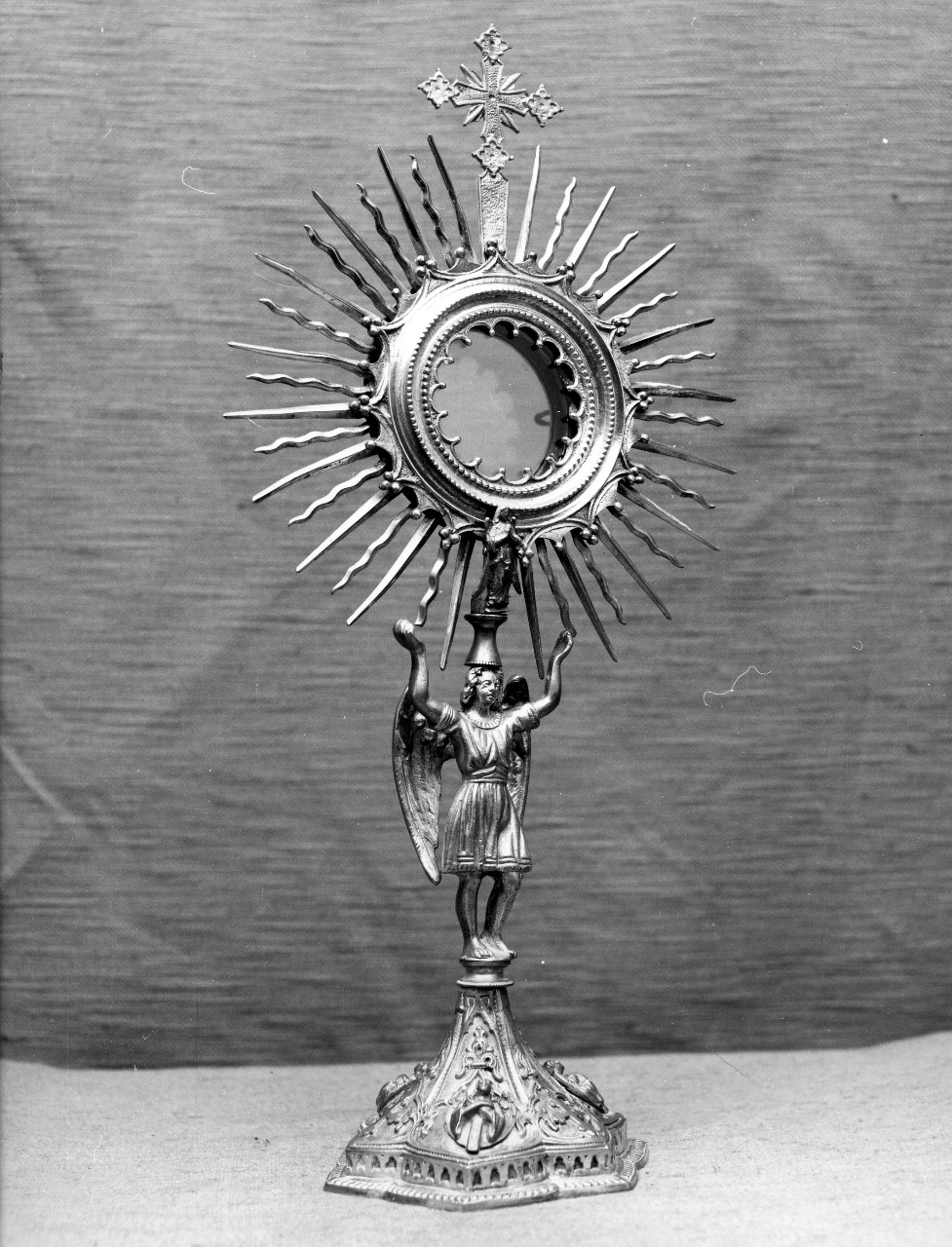 ostensorio - a raggiera - bottega italiana (sec. XX)