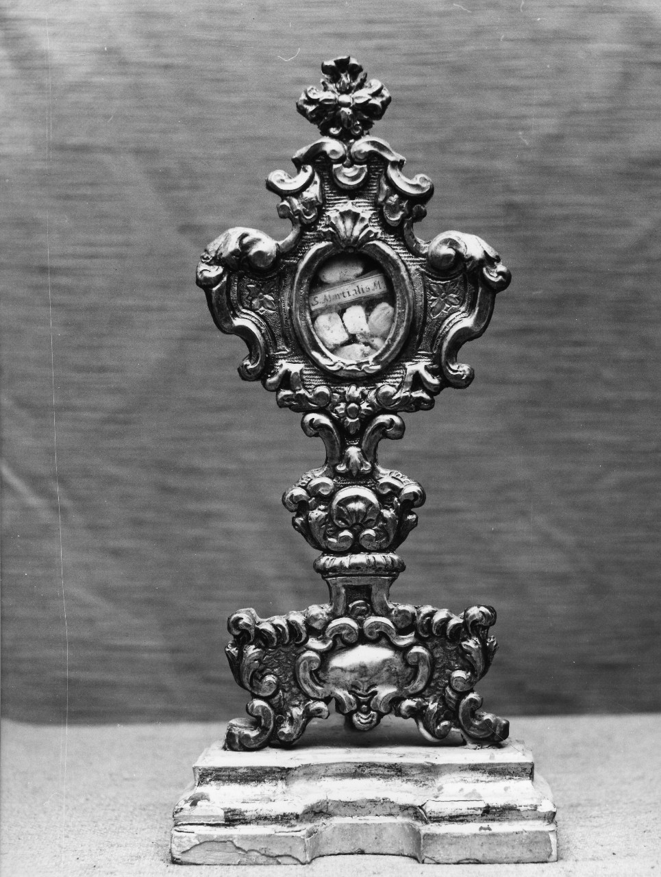 reliquiario - a ostensorio - bottega toscana (sec. XVIII)