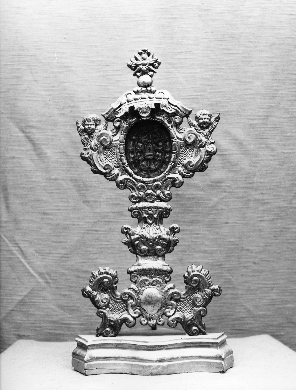 reliquiario - a ostensorio - bottega toscana (sec. XVIII)