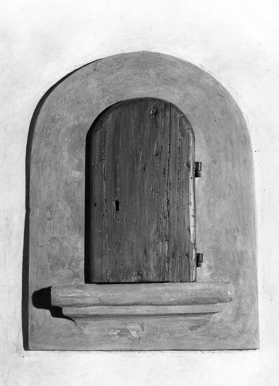 armadietto per oli santi - bottega toscana (fine/inizio secc. XVI/ XVII)