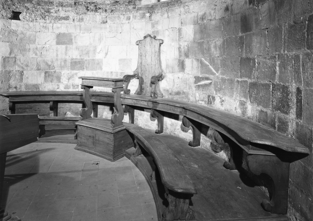 stalli del coro - bottega toscana (prima metà sec. XVIII)