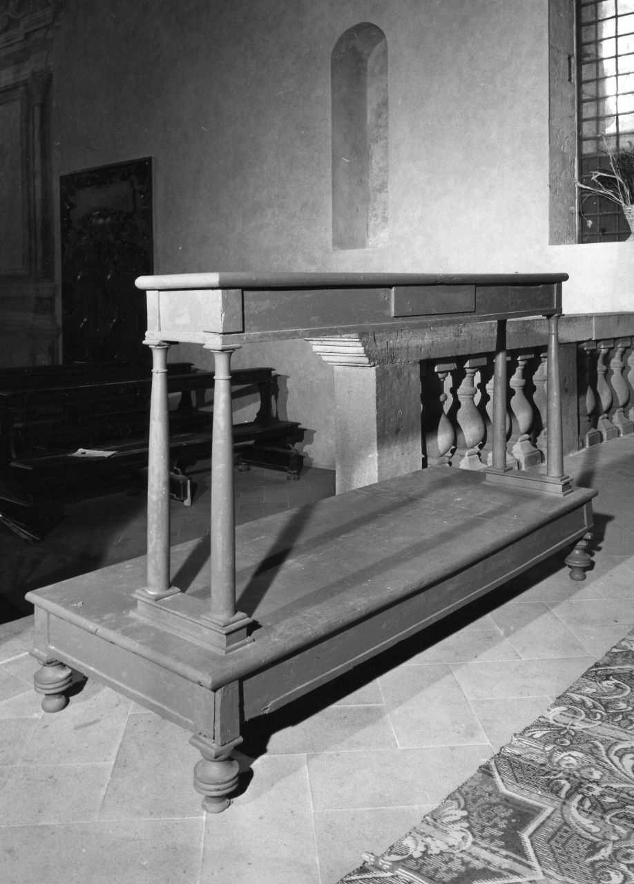 inginocchiatoio - bottega toscana (seconda metà sec. XIX)