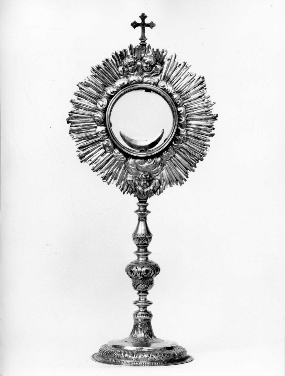 ostensorio - a raggiera - bottega emiliana (sec. XVIII)