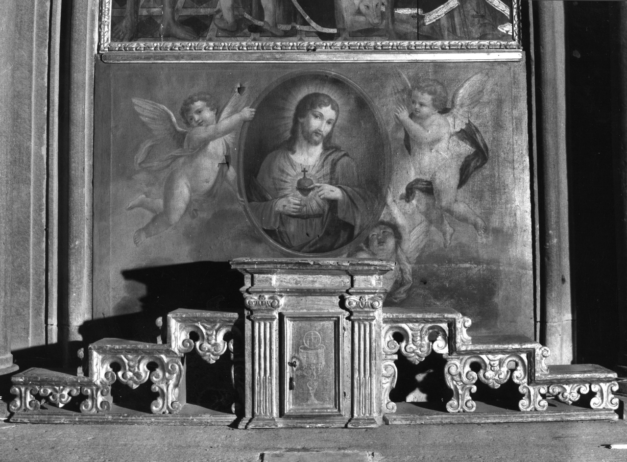 tabernacolo - a frontale architettonico - bottega toscana (prima metà sec. XVII)