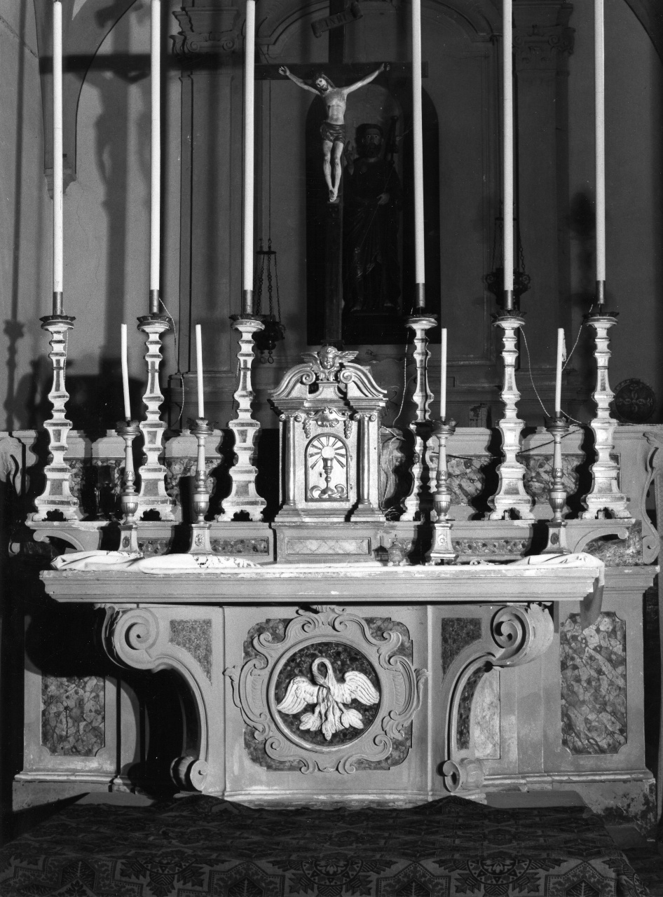 altare maggiore - bottega toscana (metà sec. XVIII)