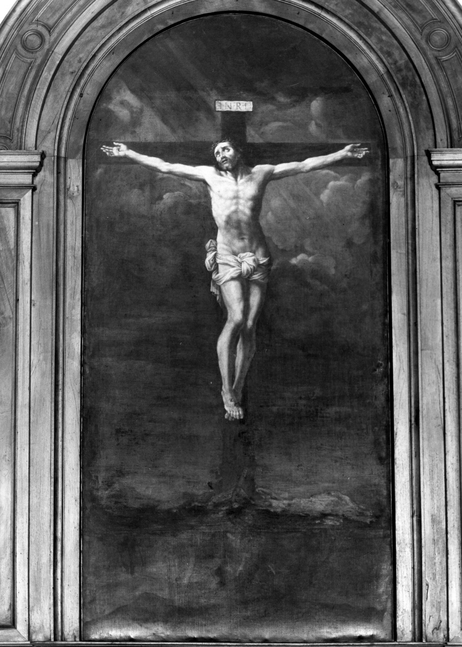 Cristo crocifisso (pala d'altare) - ambito toscano (sec. XIX)