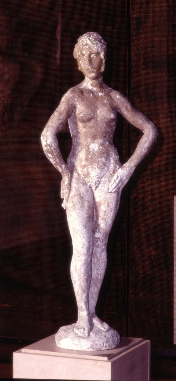 Venere Moderna, figura femminile nuda (statua) di Andreotti Libero (sec. XX)